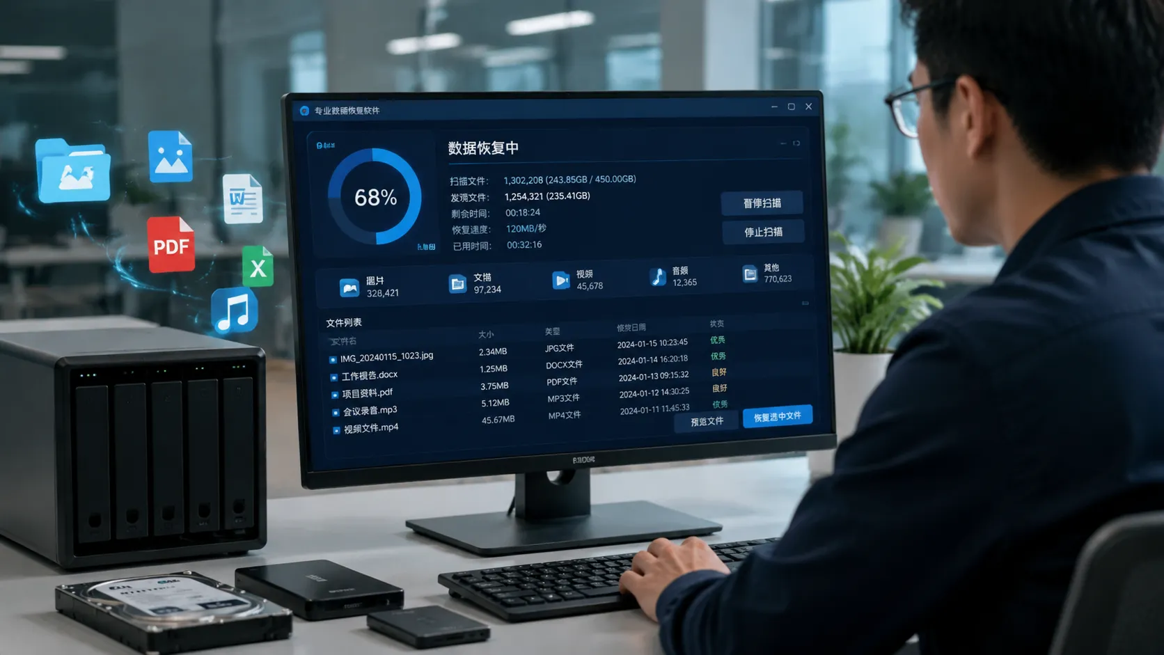 宁波企业数据恢复与文件找回案例
